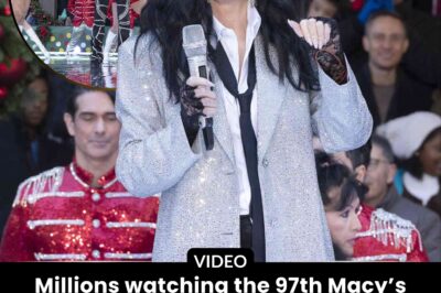 Millions watching the 97th Macy’s Thanksgiving Day Parade gasp as Cher sheds her fur coat and unleashes a show-stopping Christmas anthem that shakes Manhattan.