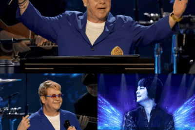 Sir Elton John pays emotional tribute to ‘idol’ during rare appearance