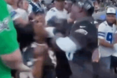 New Alternate Angle Reveals Shocking Scenes of Eagles and Cowboys Fans Engaged in Massive Brawl During NFL Game – Video Footage Shows Fans Throwing Blows in the Stands