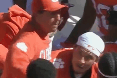 Clemson Tigers Head Coach Dabo Swinney Caught Verbally Expressing Frustration Loudly During Live Broadcast, Audible to Viewers Amidst Play
