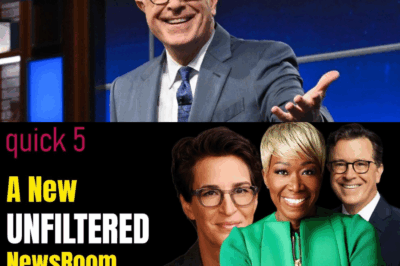 BREAKING NEWS: Rachel Maddow, Stephen Colbert, and Joy Reid officially unveil their independent newsroom — sparking a national debate over whether this marks the collapse of corporate media