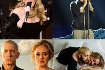 “I didn’t think I could cry over a rap verse—until tonight.” When Eminem and Adele first revealed they were teaming up, fans braced for fireworks. What they got instead was a gut punch straight to the soul. Dropped at midnight with no warning, Kept Her Anyway isn’t just a song—it’s a haunting confession wrapped in melody and grit. Eminem’s razor-sharp storytelling bleeds into Adele’s aching voice, creating something raw, bruised, and unforgettable. Listeners are already calling it “a modern-day Stan for the brokenhearted,” and with good reason. It doesn’t just play in your ears—it lingers in your chest, heavy and unshakable