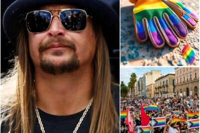 Rock legend Kid Rock has ignited a fierce debate after revealing he won’t be attending the upcoming Pride Night event. In a bold statement, he declared, “Music is about entertaining the fans, not pushing political agendas or social movements. If we truly seek equality, there’s nothing to be proud of.”
