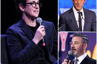 BREAKING NEWS: In a shocking move that’s shaking up the media world, Rachel Maddow, David Muir, and Jimmy Kimmel have walked away from their multi-million dollar contracts and launched The Real Room