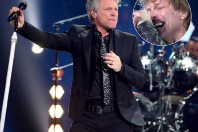 SHOCKING NEWS: Fan Captures Jon Bon Jovi Crying Mid-Concert in New Jersey Social media is in an uproar after a fan video surfaced showing Jon Bon Jovi breaking down in tears during one of his most emotional performances. The footage, captured during his New Jersey show, shows the rock legend pausing mid-song as his voice cracked on the final verse of “Bed of Roses.” Witnesses say the arena fell silent as Jon lowered his head, visibly overcome with emotion.