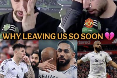 BREAKING NEWS:‼️ Bruno Fernandes Breaks Down in Tears as Kobbie Mainoo Confirms January Exit — Shockwaves Hit Old Trafford.