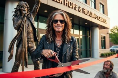 STEVEN TYLER JUST OPENED AMERICA’S FIRST 100% FREE HOMELESS HOSPITAL — “THIS IS THE LEGACY I WANT TO LEAVE BEHIND.”