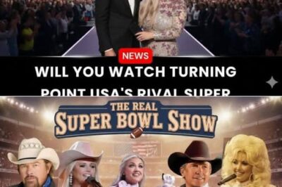 Erika Kirk’s All-American Halftime Show Detonates a Cultural Shockwave — Faith, Patriotism, AI Resurrection, and a $100M Firestorm at Super Bowl LX