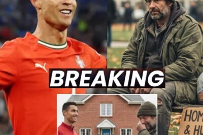 A HEARTWARMING ACT: Cristiano Ronaldo quietly bought a house for a homeless elderly man – the one who comforted him amidst harsh criticism.