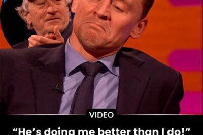 “He’s doing me better than I do!” — Robert De Niro Stunned as Tom Hiddleston Perfectly Recreates Heat Scene Beside Him on Graham Norton, Copying Every Breath.