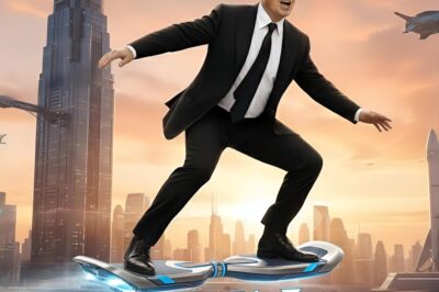 Elon Musk has just unveiled SkyGlide One, a real hoverboard that lifts a person off the ground and keeps them flying with stunning stability.