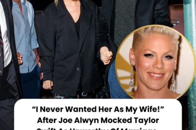 Joe Alwyn shockingly claimed he never wanted Taylor Swift as his wife, but P!nk’s fiery response just forced a public apology that changed everything today.