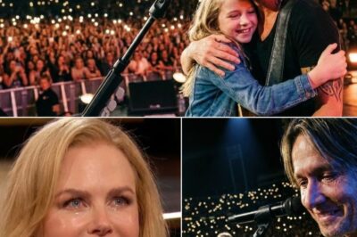 NEARLY 20,000 PEOPLE CAME FOR KEITH URBAN — AND LEFT WATCHING HIM CRY.” Backstage felt quiet in a strange way. Nicole Kidman bent down, smoothed a sleeve, and whispered, “I’m right here.” Out front, nearly 20,000 people waited for Keith Urban to do what he always does. Instead, a child stepped into the light.