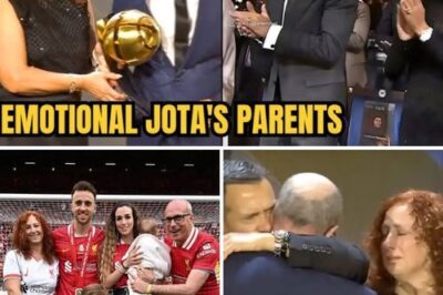 Emotional Diogo Jota’s Parents Received a ‘Special Award’ at the Globe Soccer Awards 2025