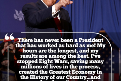 Donald Trump’s statement: “No President has ever worked as hard as I have”