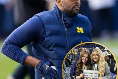 Sherrone Moore’s Female Mistress Revealed to Be Daughter of NFL Front-Office Executive in Shocking Turn of Events