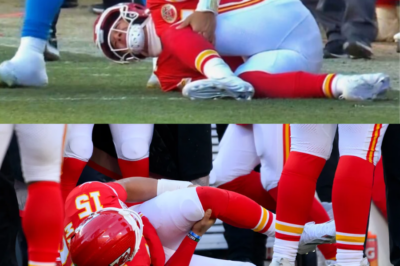 MAHOMES DOWN! His knee buckles in BRUTAL new angle—you won’t believe the video. Chiefs fans, this is terrifying.