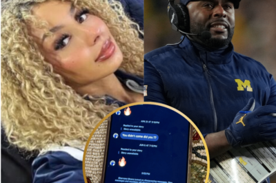 SHOCKING LEAK: Just hours after his release, Sherrone Moore’s first DM wasn’t to family or lawyers—it was to an OnlyFans model. The screenshot you HAVE to see!