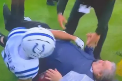 VIDEO: Intense Sideline Incident at NFL Game: Worker Knocked Out After Sudden Hit from Behind Sparks Concerns and Raises Safety Questions