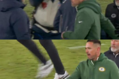 VIDEO: Intriguing Postgame Encounter: The Unfolding Tension Between Matt LaFleur and Ben Johnson Captured on Camera – A Closer Look at Their Ongoing Dispute