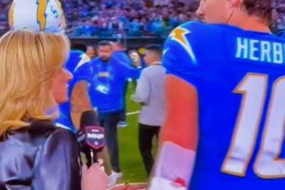 Justin Herbert’s Bold Response to ESPN’s Laura Rutledge: A Detailed Breakdown of the Monday Night Football Incident