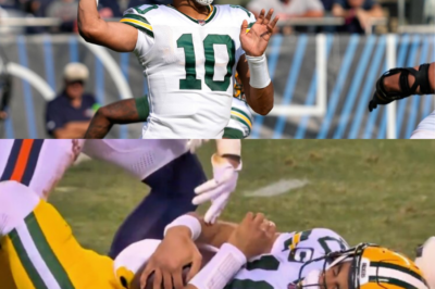 Jordan Love gets absolutely LEVELED by a brutal headshot. Watch the shocking moment that knocked him out of the game. YOU HAVE TO SEE THE VIDEO.