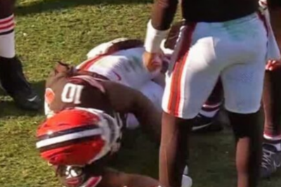 Browns’ Star Running Back Quinshon Judkins Suffered Devastating Leg Injury During Game, Forced Off Field in Distressing Scene That Shocked Fans and Spectators—Replay Was Not Televised Due to Its Graphic Nature