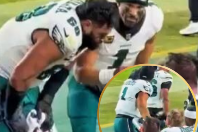 SHOCKING SIDELINE BLOW-UP! Jalen Hurts and Saquon Barkley in HEATED confrontation mid-game. You won’t BELIEVE what set them off.