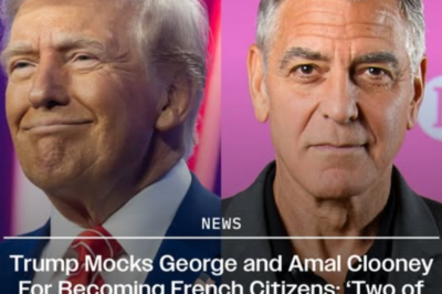 Donald Trump mocked George Clooney and his family over their move to become French citizens, calling Clooney and his wife “two of the worst political prognosticators of all time.”
