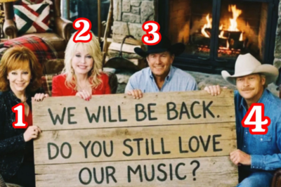 THE COUNTRY QUARTET: REBA MCENTIRE, DOLLY PARTON, GEORGE STRAIT, ALAN JACKSON — IGNITING A GLOBAL FIRESTORM THAT’LL BURN COUNTRY’S SOUL INTO IMMORTAL LEGEND