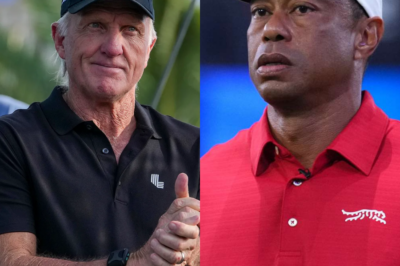 Greg Norman refused to remain silent, continuing to criticize Tiger Woods for not daring to confront him directly.