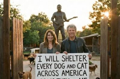 JON BON JOVI & DOROTHEA HURLEY OPEN A $15 MILLION FREE ANIMAL SANCTUARY — “THIS IS OUR PROMISE TO THE VOICELESS.”