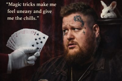 Jelly Roll confesses to being afraid of magicians – “Magic tricks make me feel uneasy and give me the chills.”