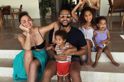 Chrissy Teigen flashes underboob in bikini selfie as she offers inside look into family’s winter beach getaway