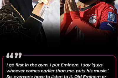 Mohamad Salah on why Eminem’s music plays at Liverpool’s training center all the time