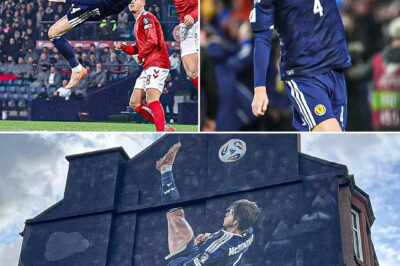 adidas and Scotland National Football Team unveil mural to pay tribute to iconic Scott McTominay overhead kick