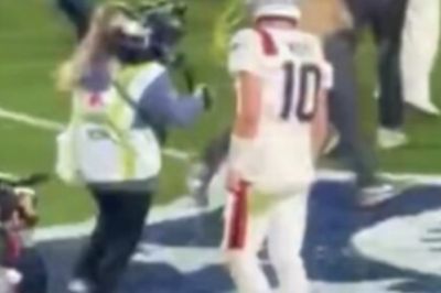 SHOCKING VIDEO: Sam Darnold’s BRUTAL post-Super Bowl snub of Drake Maye leaves fans FURIOUS. This is WORSE than we thought!