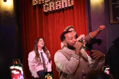 Watch Kelly Clarkson & John Legend Warm Up for New ‘Voice’ Season With Surprise NYC Karaoke Session