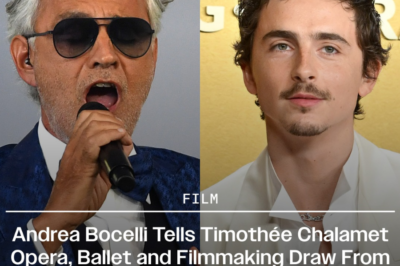 Andrea Bocelli Tells Timothée Chalamet Opera, Ballet and Filmmaking Draw From the ‘Same Source’ of Human Emotion: ‘They Are Not Arts of the Past’