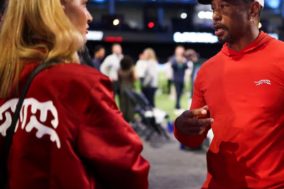 Tiger Woods’ already bad night got even worse after his girlfriend, Vanessa Trump, sent him a stern warning.