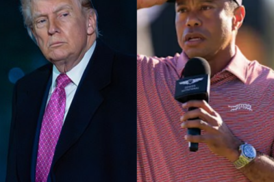 Tiger Woods’ case became a scapegoat in the anti-Trump protests across the United States.