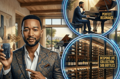 Inside John Legend’s $17.5M Beverly Hills Sanctuary with a Bespoke 500-Bottle Wine Room and a Sun-Drenched 10,700-Square-Foot Open Floor Plan Unveiled.