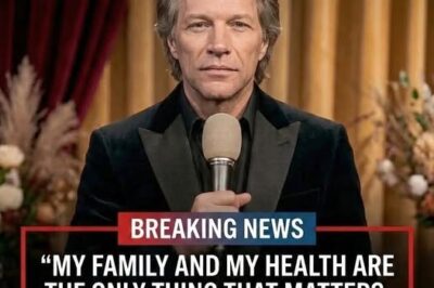 SAD NEWS: Global music star Jon Bon Jovi has unexpectedly announced that he will step away from all current projects to focus entirely on his health and personal well-being — a deeply personal decision that has left fans around the world emotional as they send messages of support and encouragement during this reflective chapter of his life.