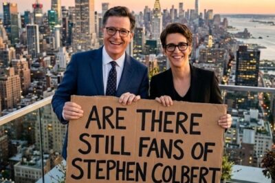 BREAKING: A Quiet Conversation Between Colbert and Rachel Maddow Just Became the Most Unexpected TV Moment of the Year