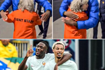 Konate spotted in wholesome tunnel moment with elderly steward after Brazil friendly win