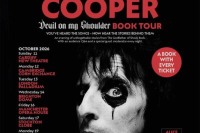 Alice Cooper Announces Devil On My Shoulder Memoir And 8-Date UK Book Tour