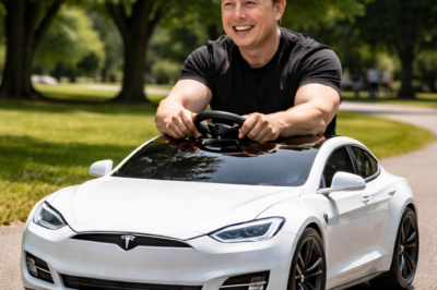 Isn’t that crazy? Elon Musk is betting Tesla’s future on a car with no steering wheel and no brakes.