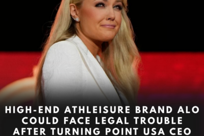 High-end athleisure brand Alo could face legal trouble after Turning Point USA CEO Erika Kirk’s private purchase history was allegedly leaked and used to smear her.