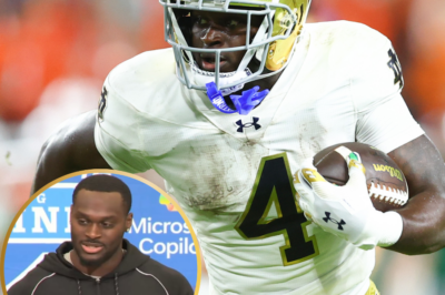 VIDEO: Top RB Jeremiyah Love visibly shuts down the idea of joining the Dallas Cowboys in this new interview.