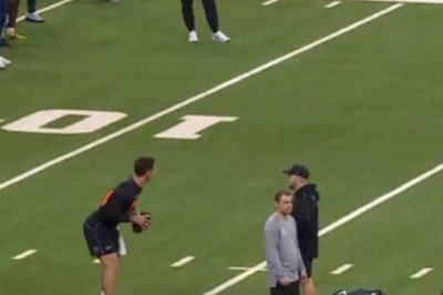 NFL fans at the Combine just publicly executed this QB prospect—and the TVs at home caught every single second of the vicious assault. You NEED to hear this crowd reaction!